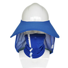 Foldable Neck Shade Breathable Mesh Sun-Shade Neck-Royal Blue