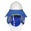 Foldable Neck Shade Breathable Mesh Sun-Shade Neck-Royal Blue 1