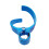 Portable Vehicle Subway Cup Holder Universal Plastic-Blue 1