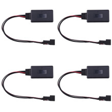 4X Car Module Aux-in Audio for E39 E46 E38 E53 16:9 Navigation Aux-in Wire Adapter