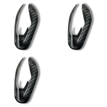 3X Carbon Fiber Car Gear Shift Knob Cover Panel Decorative Interior for M2 G87 M3 G80 M4 G82 G83 2021-2025 LHD