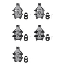 5X Support de Téléphone Octopus pour Support de Vélo Moto, Support de Navigation de Téléphone Réglable à 360 , Fixateur de Guidon Mobile