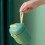 Bewaarcontainer voor melkpoeder, plastic/silicone, 800 ml, groen/geel 3