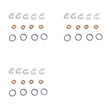 3X Pasuje do Hilux KUN26 D4D 1KD-FTV 3.0L 2KD-FTV Zestaw Uszczelek Podkładek Wtryskiwaczy 909430-T0008 90904-30013