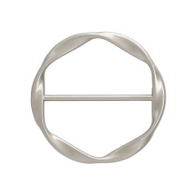 Ronde brochespelden Cirkelspeld voor sjaalkleding-Zilver