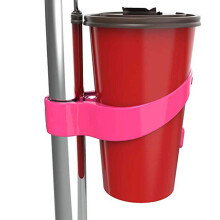 Creative Beverage Coffee Coke Subway Clip Holder-rose red