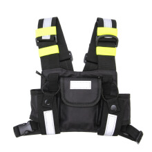 Radio Shoulder Holster Vest Rig Front Pack Pouch Radio