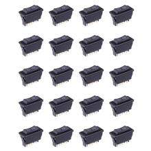 20X Universal Electric Power Window Button 5 Pin 20A 12VDC for Car Truck Vehicle