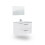 Mueble de baño con espejo Feel 2 cajones 1