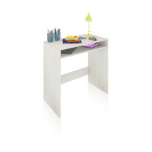Mesa de escritorio compacta en blanco alpes 43x79 cm Dax