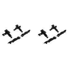2Set Automobile Front Hood Bonnet Lower Lock & Lock Release Handle Set for for Fortwo 451 2013-2014