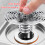 Bathroom Floor Drain with Large Filter Bugs-Proof-Brown 9