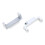 1 Pair Comprehensive 22mm Watch Band Adapter Connector-Silver 5