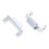 1 Pair Comprehensive 22mm Watch Band Adapter Connector-Silver 7