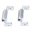 1 Pair Comprehensive 22mm Watch Band Adapter Connector-Silver 9