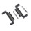 1 Pair Comprehensive 22mm Watch Band Adapter Connector-Silver 11