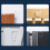 6pcs Clear Square Wall Protector for Door Knob Self Adhesive 7