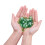 100 pièces acrylique feuille verte perles en vrac feuilles 8