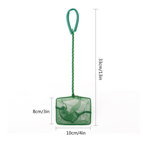 Aquariums Fish Net 4Inches for Extra Fine Mesh Durable-Green 1