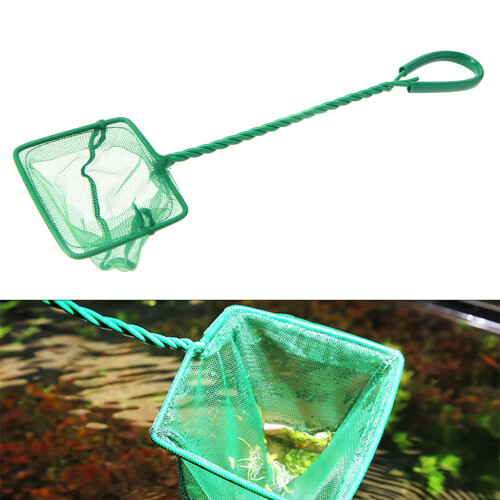 Aquariums Fish Net 4Inches for Extra Fine Mesh Durable-Green 2
