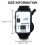 Golfs Strokes Counter Watch Manual Dials Indicator Golfs Count 3