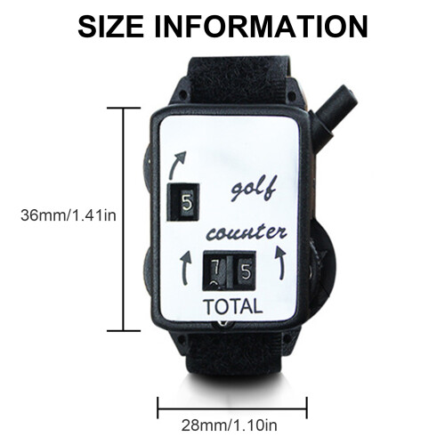 Golfs Strokes Counter Watch Manual Dials Indicator Golfs Count 2