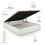Canapé básico 150x190 cm en blanco Luxury 3D 1