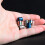 Lanyards Beads Cylindrical Parachutes Cord Beads-Blue large 8