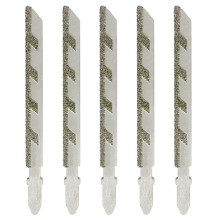 100mm 4" T Shank Jigsaw Blades Diamonds Coated Jig Saw Blade Set Masonry Granites Tile Cutting Power Tools Accessories