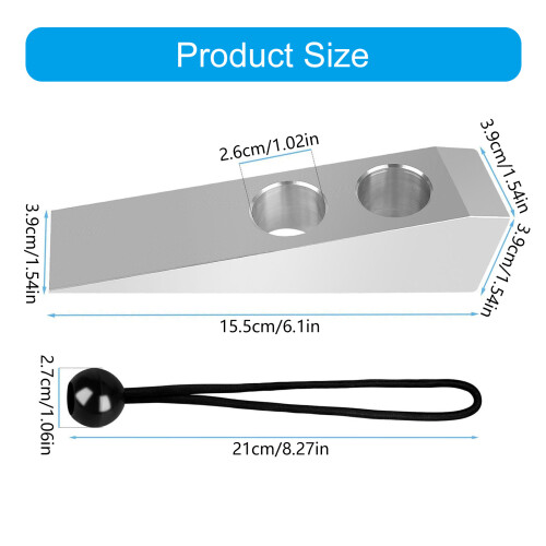Professional Firefighter Door Wedges Tool Aluminum Firefighter 2