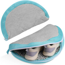Bolsa para lavar zapatos de malla, resistente, protectora, bolsa de lavado para calzado — accesorios lavado
