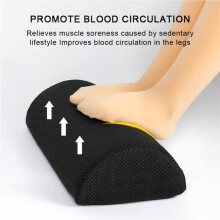 2X Non-Slip Foot Rest for Under Desk At Work, Under Desk Footrest Ergonomic Memory Foam Foot Stool Pillow Cushion