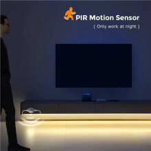 2X Adjustable Timer PIR Motion Sensor Light Automatic Movement Detector DC5-24V Suitable for Kitchen