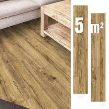 Selbstklebende Vinylpaneele 5 m² BRAUN Dielen PARKETT Wasserdicht — pvc boden, vinylboden, bodenrenovierung, pvc holzoptik fliesen, küchenboden