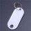 White Portable Plastic Key Fob Key Tag ID Labels 160 Pieces 10