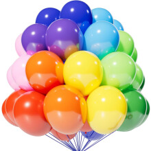 Globos Decorativos de Látex Resistentes Coloreados Juego Completo de 110 Piezas 30 cm — globos cumpleaños