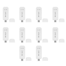 10X Lte Sim Kaart Data USB Router 3G/4G Wifi Router Draadloze USB Auto Modem 4G Wifi Sim Card Stick Mobiele Hotspot
