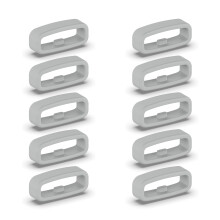 Anneau de fixation en Silicone 18/20/22mm, accessoires-Gris 20MM