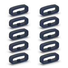 10pcs Watch Belt Fastener Ring Loops 18mm / 20mm /-Blue 22MM