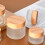 Frosted Glass Cream Jar Empty Sample Makeup Cosmetic-10g 9