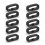 Silicone Fastener Ring 18/20/22mm Strap Retainer-Black 18MM 1