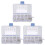 1020Pcs M3 Hex Socket Screw Nut Stainless Steel M3 Screws Nuts Assortment Kit Fastener 1