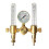 CGA580 Dubbelutgångs Argonregulator Flödesmätare Reservdelar Professionella 1