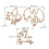 Silicone Alloy Frame Mold DIY Dragon Horse Frame Casting-Gold 7