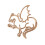Silicone Alloy Frame Mold DIY Dragon Horse Frame Casting-Gold 11