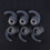 Premium Replacement Earbud 6Pcs Ear Tip for Corded Ear-Black 2