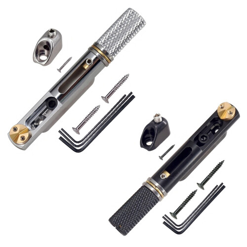 Headless E-Gitarre Split Bridge Saitenhalter für-Silber 1