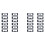 2 Set 22mm Width Silicone Watch Band Loop for  735Xt Band Watch Strap Holder for Forerunner 235 Replacement Band 1