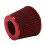 2X Universal Car Air Filter Vehicle Induction Kit High Power Mesh Cone Red Finish 5