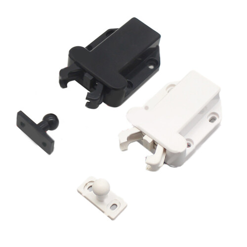 Invisible Furniture Lock with Mute Pop-up Function Push-Black 1